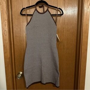 NWT Abercrombie & Fitch Halter Crochet Mini Dress